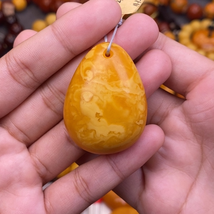 琥珀未镶嵌裸石蜜蜡L