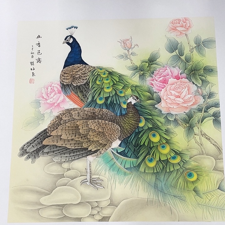 国画纯手绘国画作品