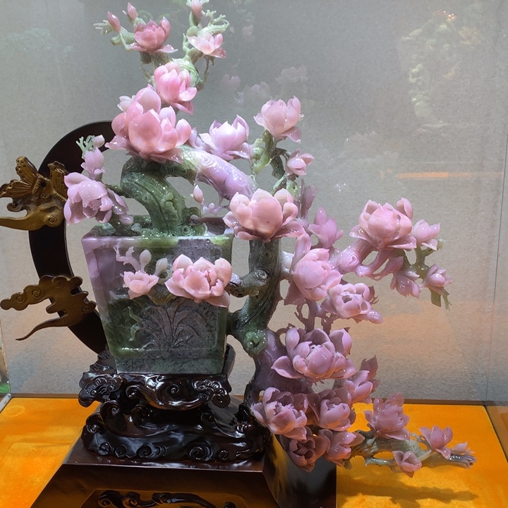 玉家居摆件花开富贵