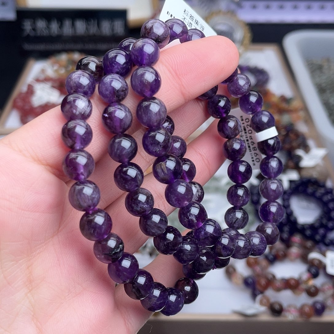 水晶未镶嵌手串天然