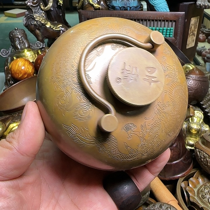 铜器办公室茶室摆件