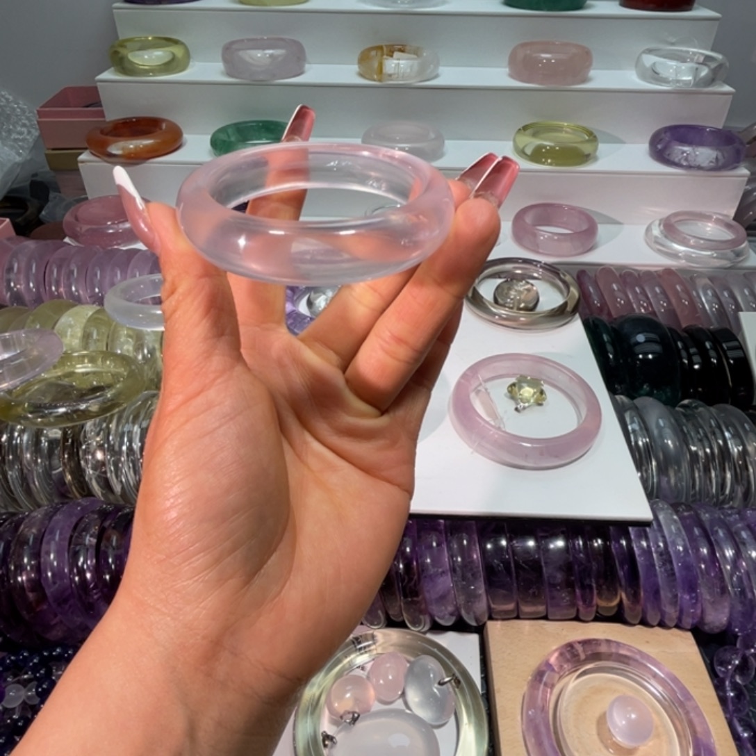 未镶嵌水晶手镯手镯58圈口23号