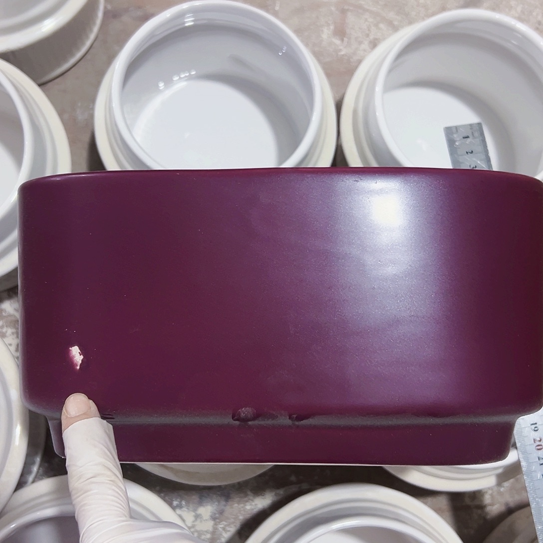 有孔外贸尾单陶瓷花盆凑单10米包邮瑕疵