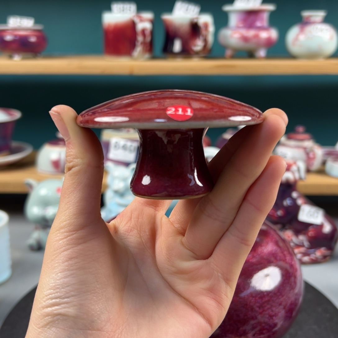 瓷片微瑕主人杯纯手工