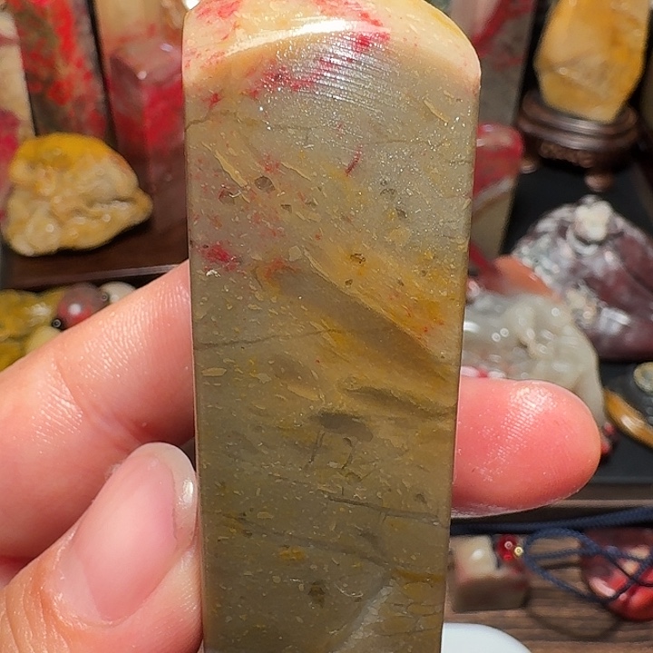 昌化鸡血石静*昌化鸡血石