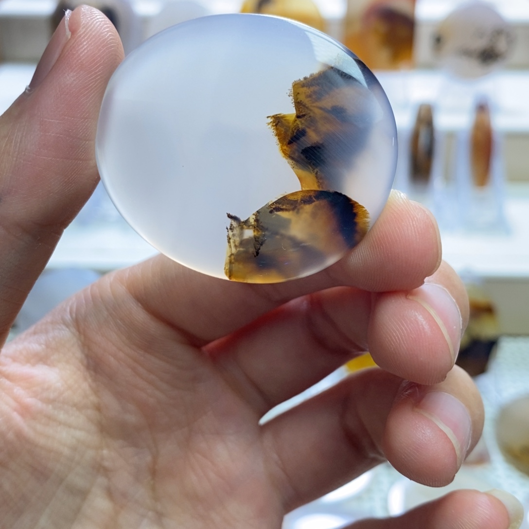 玛瑙/玉髓未镶嵌吊坠(不含链)