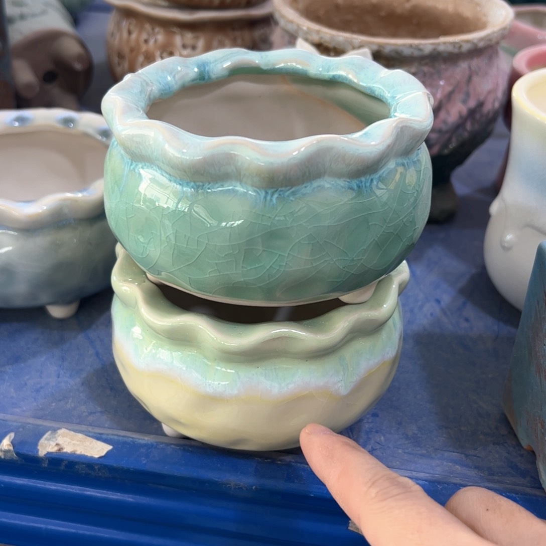 陶瓷多肉小花盆@@