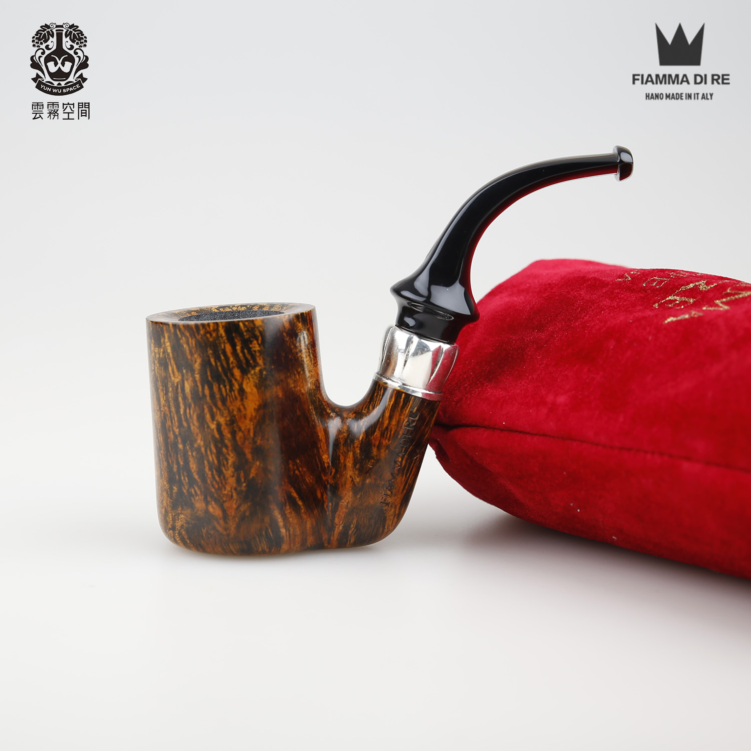 意大利进口火焰王烟斗石楠木烟斗男士3mm石楠木烟具手工烟斗