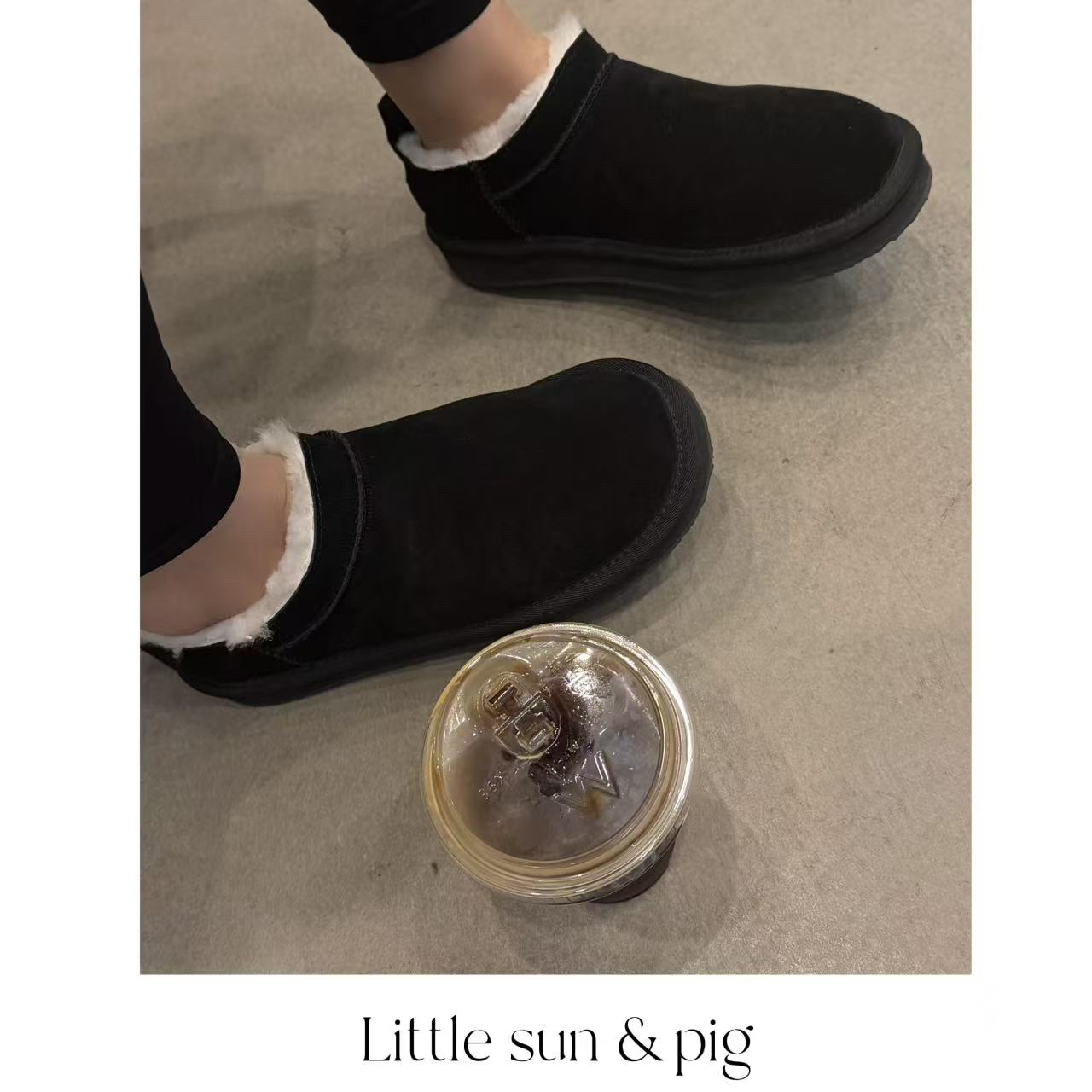 定制毛毛短靴 no退no换