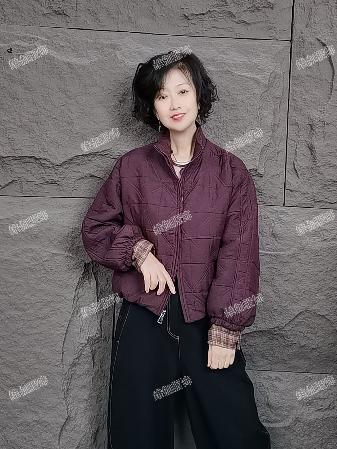 秋冬宽松休闲时尚百搭棉衣外套