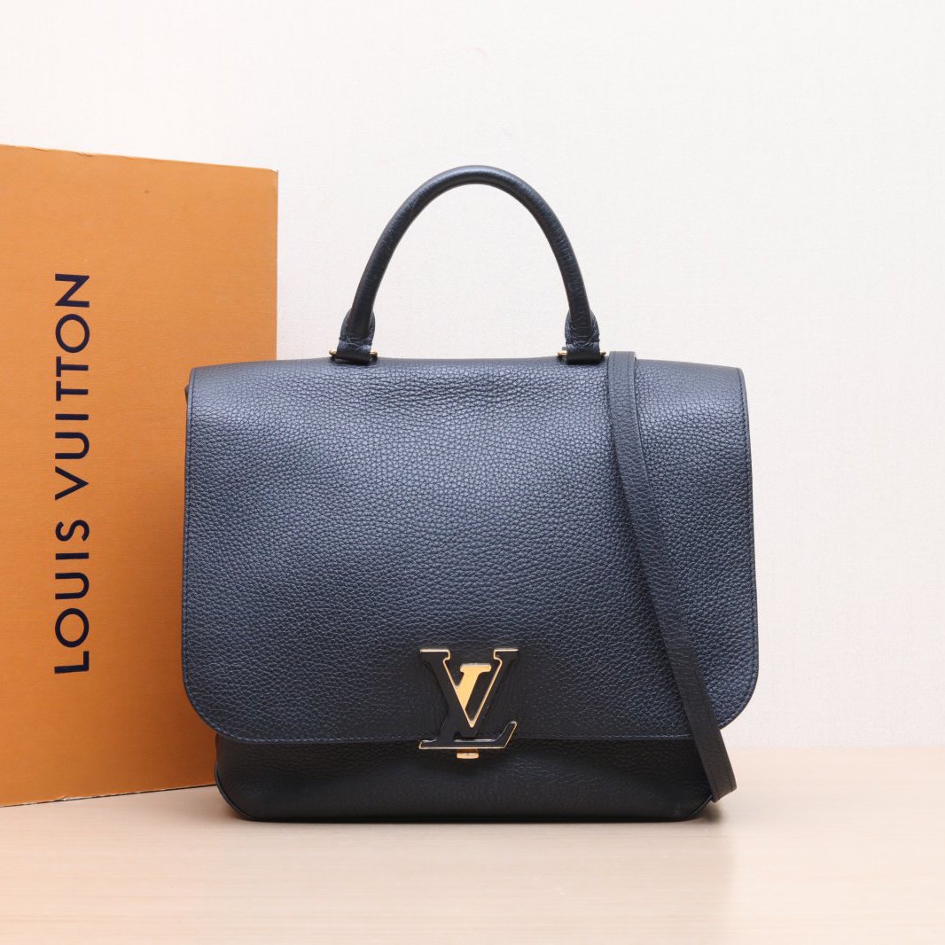 95新 LouisVuitton/路易威登 小花双双 黑色 单肩包 皮革C 2015
