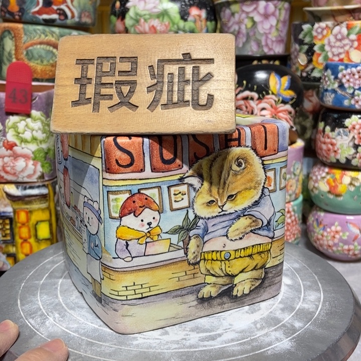 景德镇艺术手绘作品