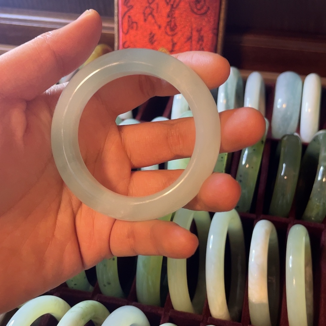 蛇纹石玉合金手镯