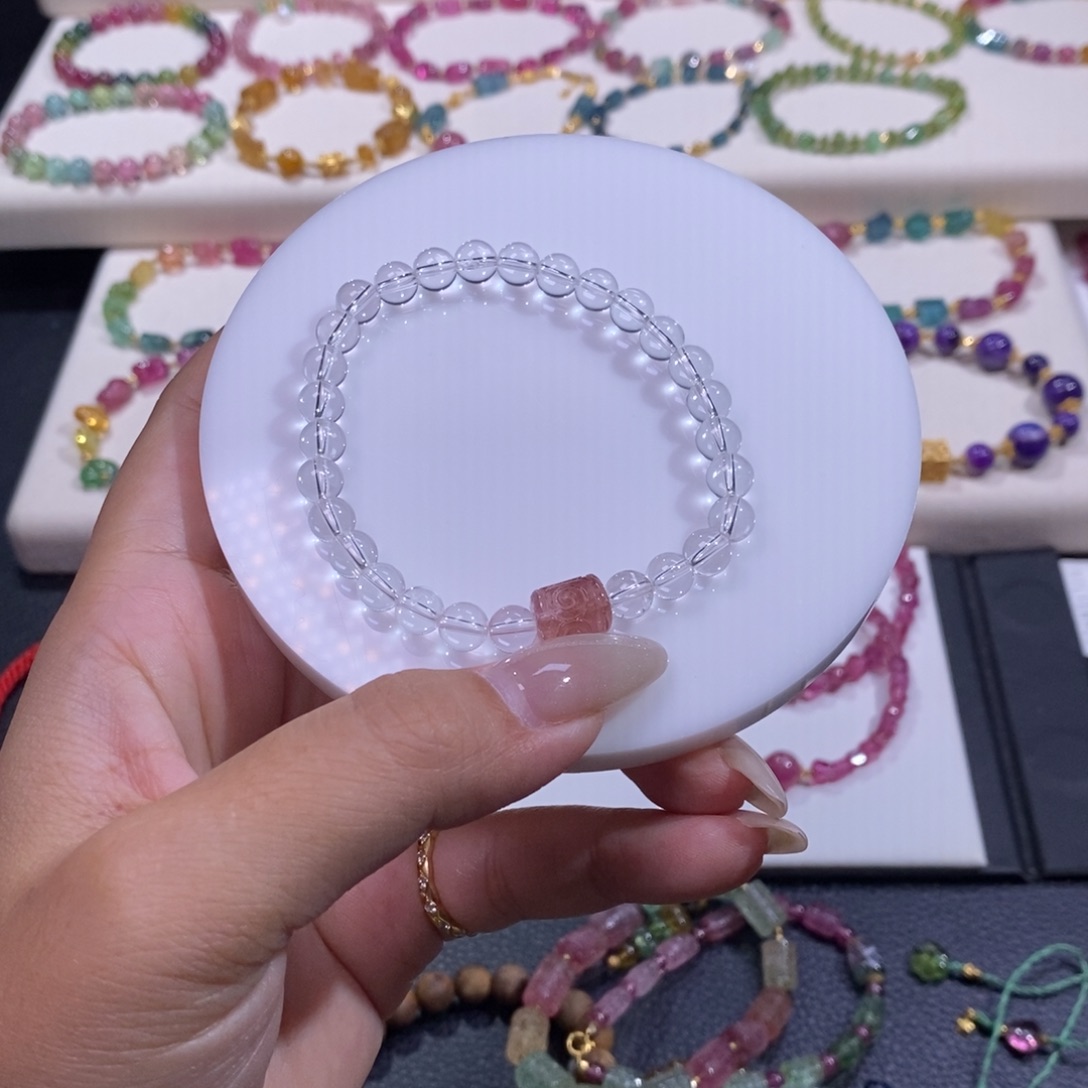 未镶嵌碧玺手链多样性