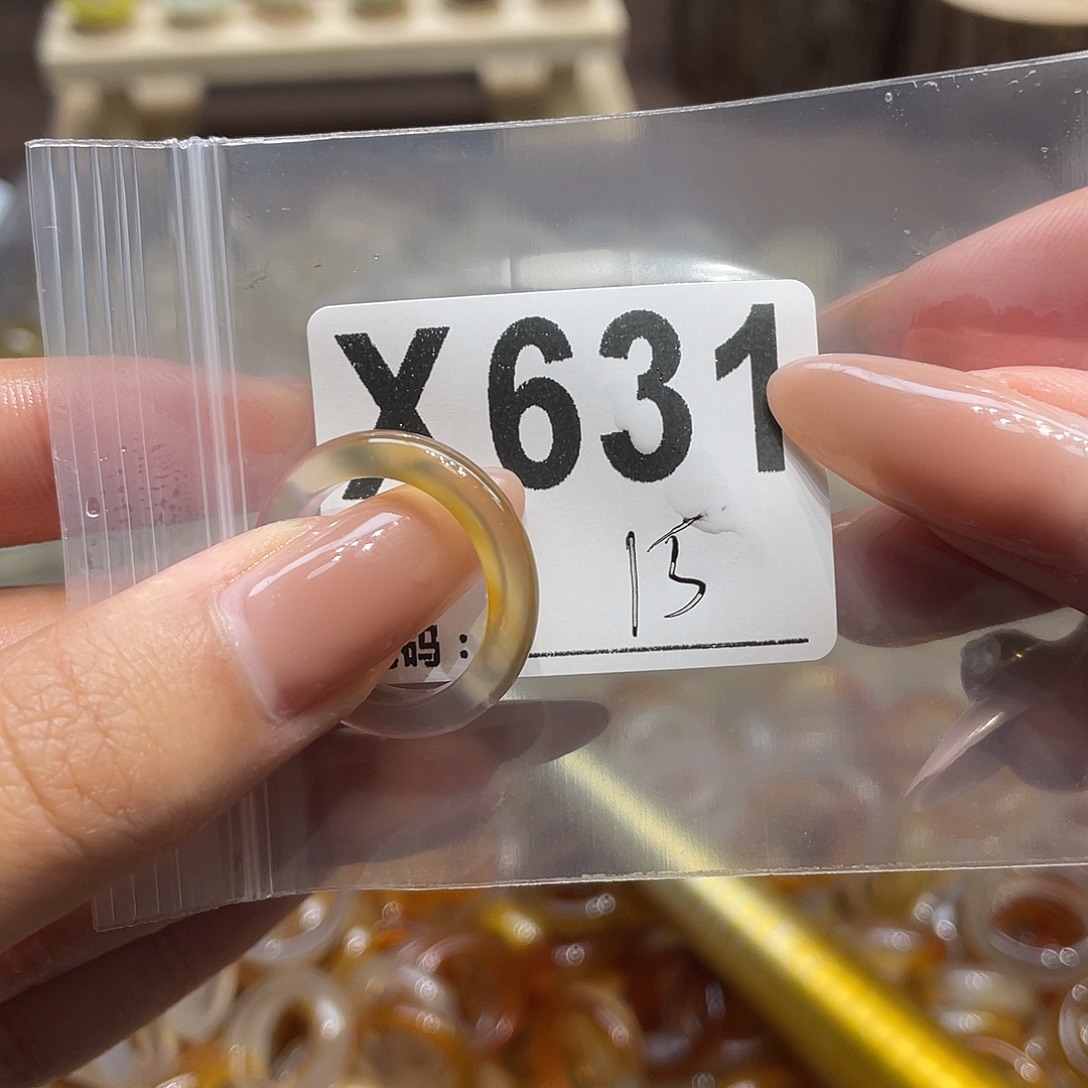 玛瑙/玉髓未镶嵌戒指631