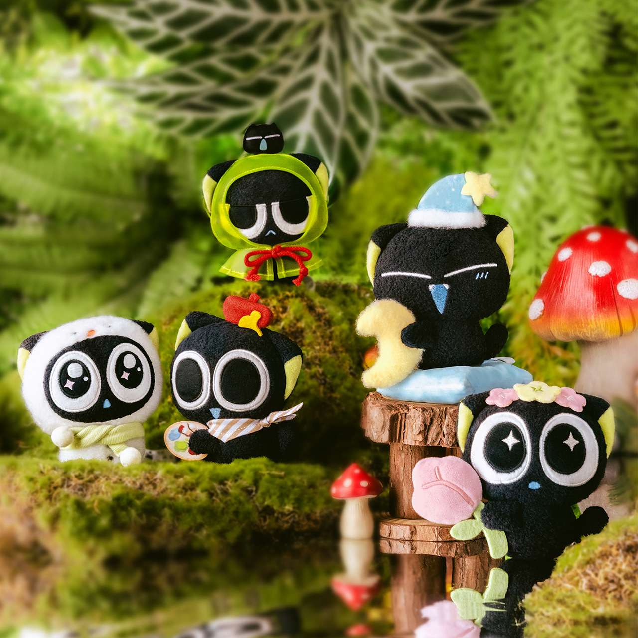 【畹町】罗小黑四季之旅毛绒盲盒影视周边包包钥匙挂件公仔拆不退