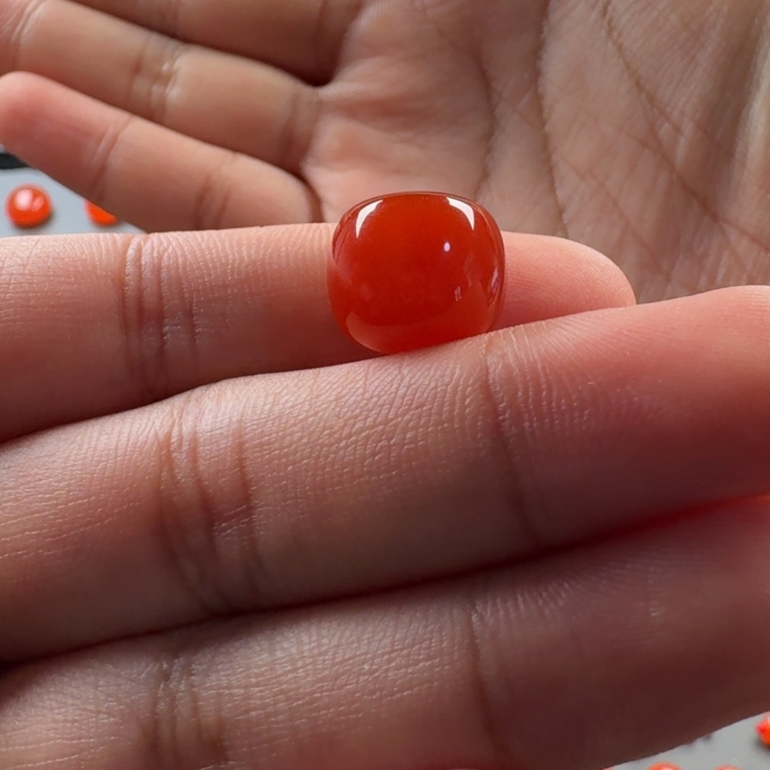 南红玛瑙未镶嵌老型13.2*12mm