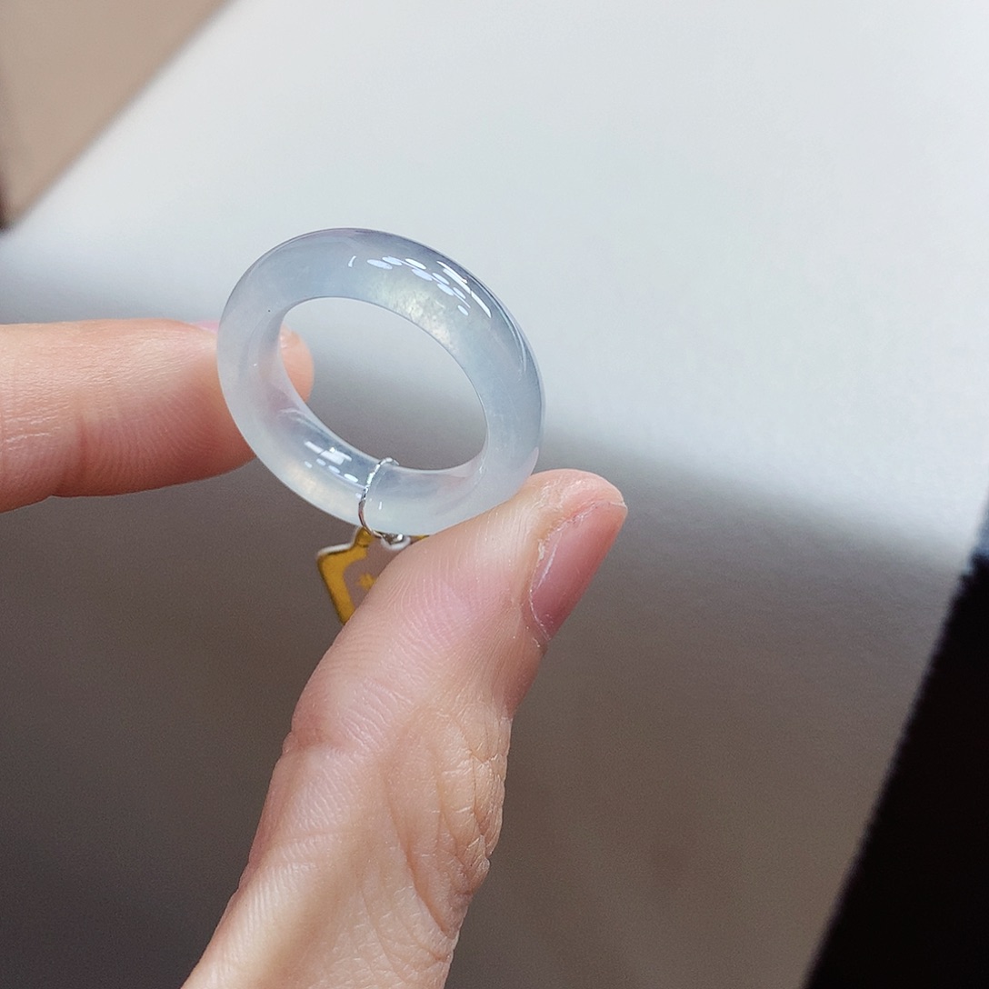 翡翠戒指未镶嵌13-14号