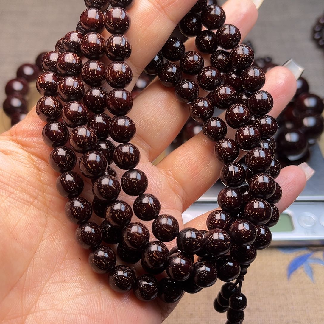 檀香紫檀（小叶紫檀）0.8 108颗满天星