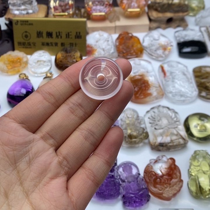 水晶颈饰未镶嵌定制