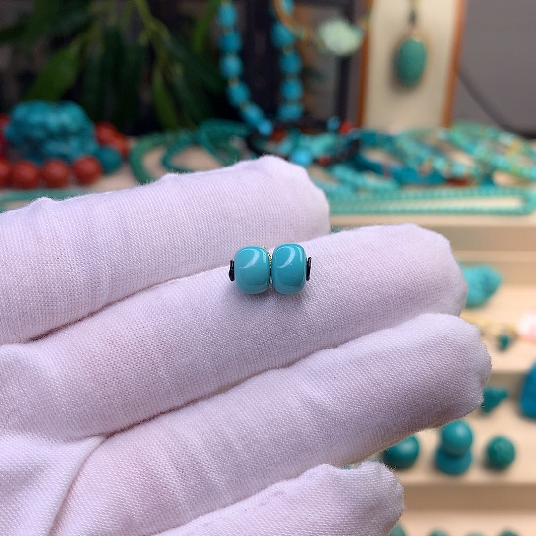 绿松石珠宝半成品未镶嵌