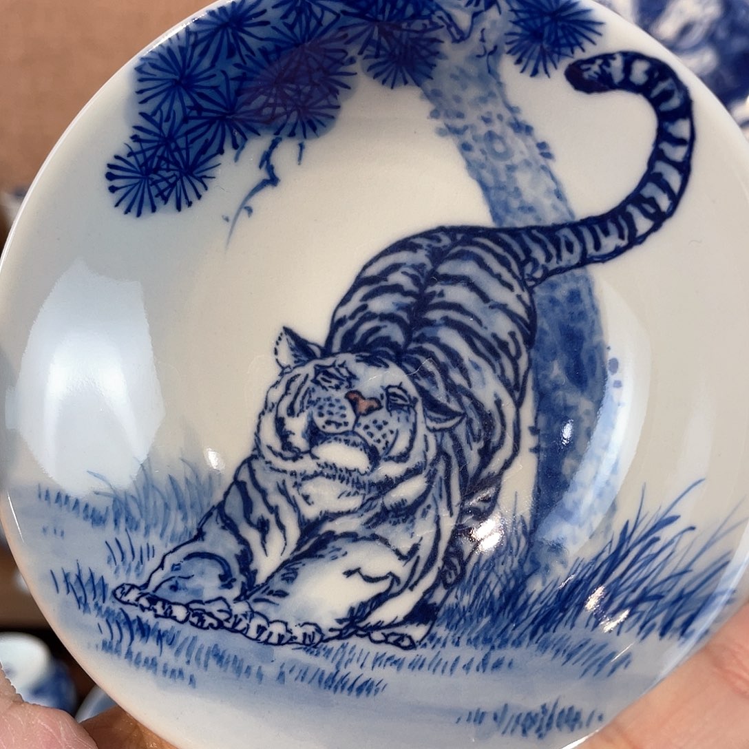 拾藝致物老虎斗笠杯