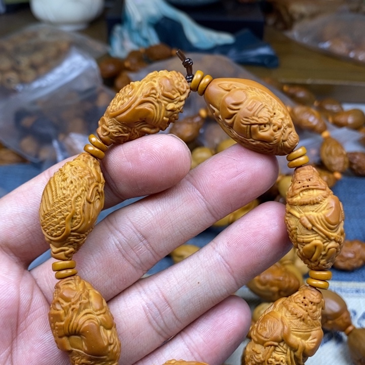橄榄核手串/手链橄榄核雕工艺手串
