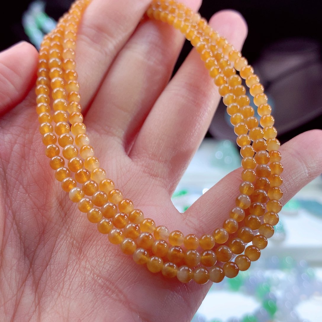 翡翠手链未镶嵌卡3.6mm