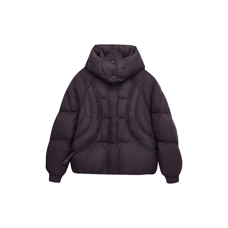 【达人专属】立领连帽羽绒服W9870