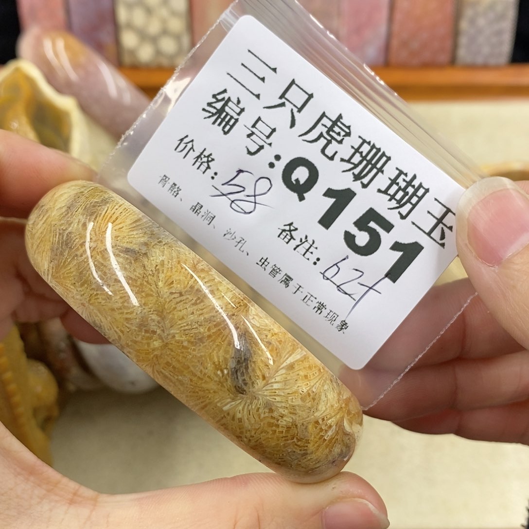 硅化珊瑚（珊瑚玉）1未镶嵌j****在