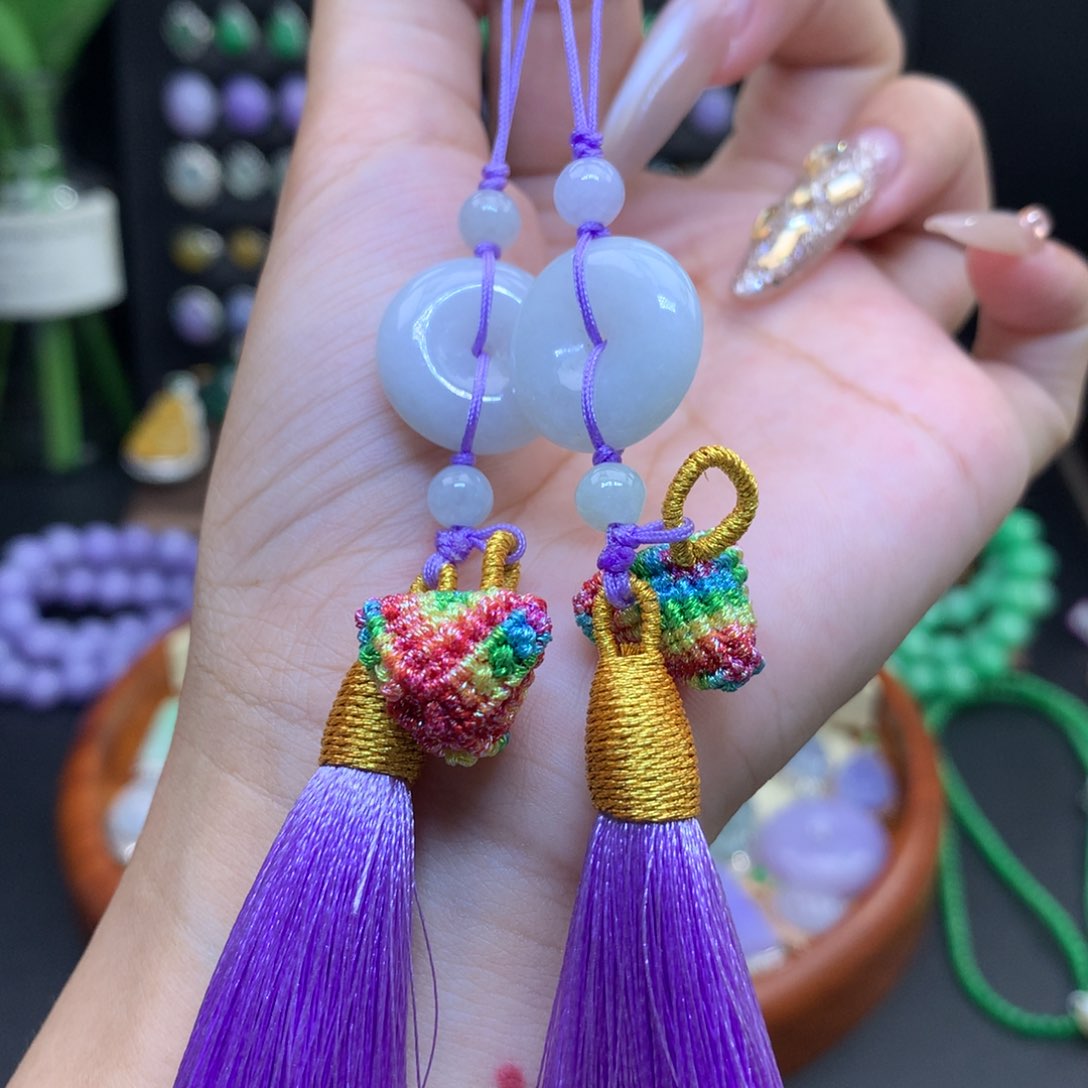 翡翠未镶嵌颈饰天然