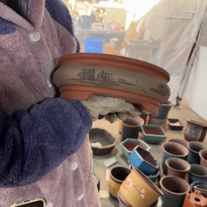 紫砂花盆紫砂花盆口径27/10