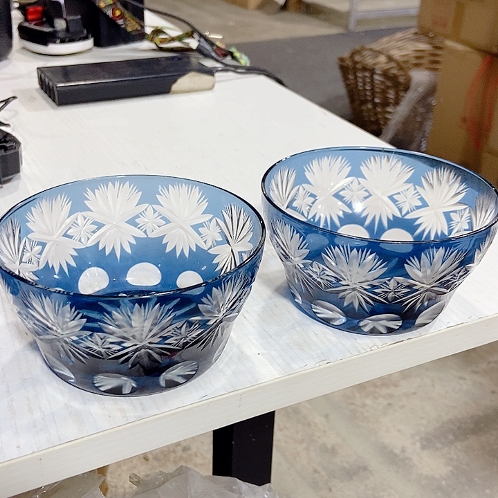 流***栀手工艺品琉璃琉璃花瓶高度6厘米9厘米