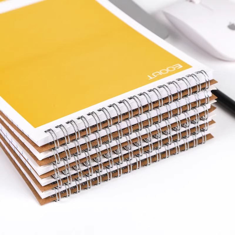 新上翻双线圈笔记本线圈本加厚内页中小学大学生考研记事本可印