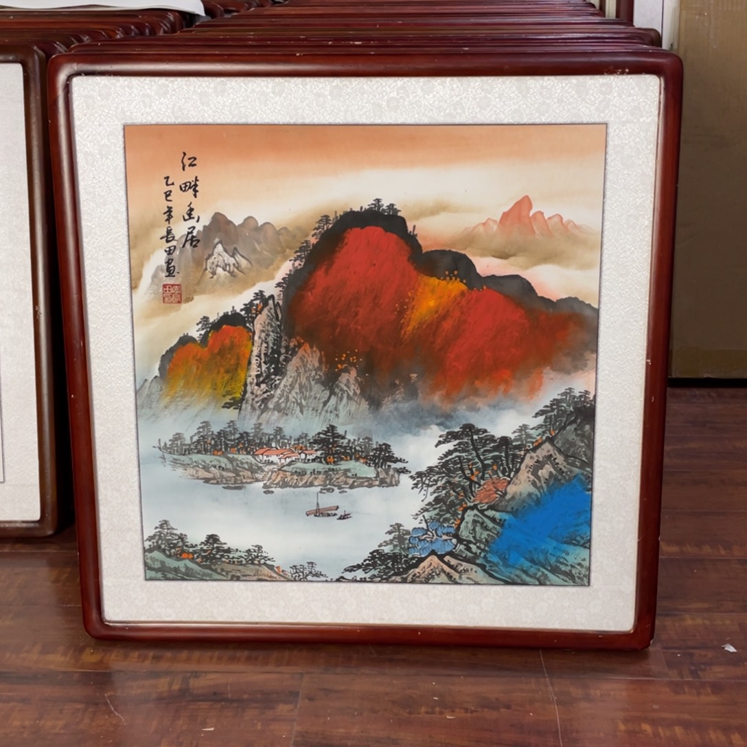 国画带框尺寸63*63厘米