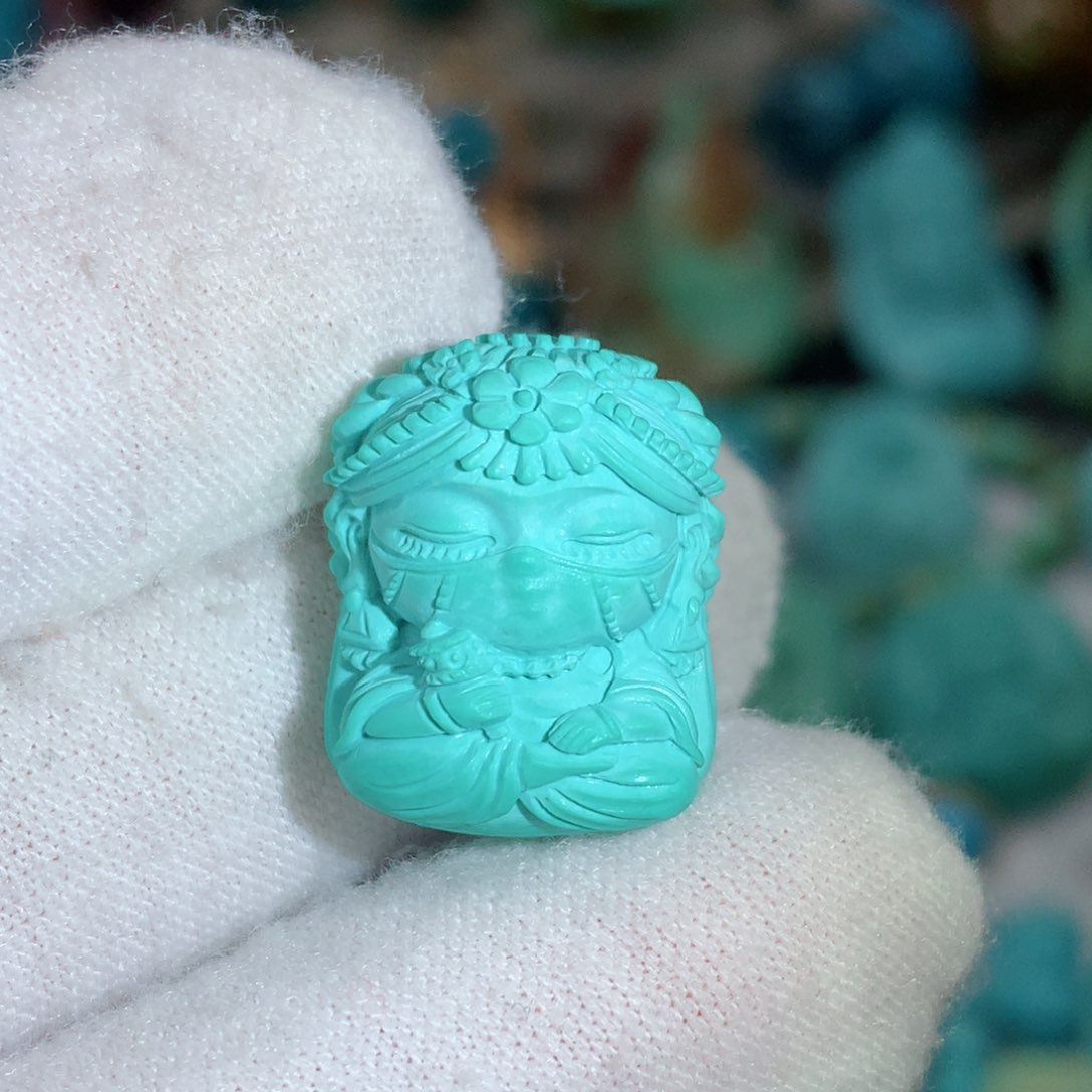 绿松石珠宝奇石未镶嵌