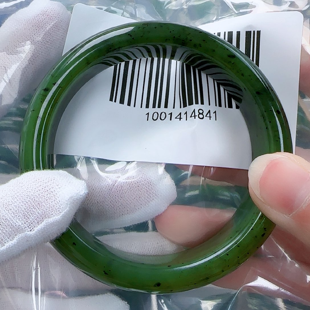 和田玉（碧玉）手镯未镶嵌62