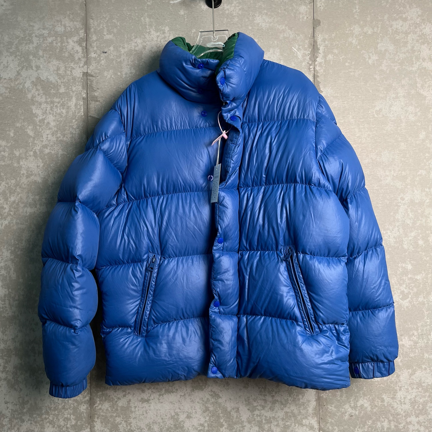 99新 MONCLER 6*1/蓝色dervo羽绒服/14016/JP