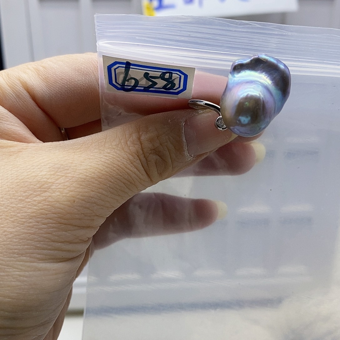 颈饰合金淡水珍珠