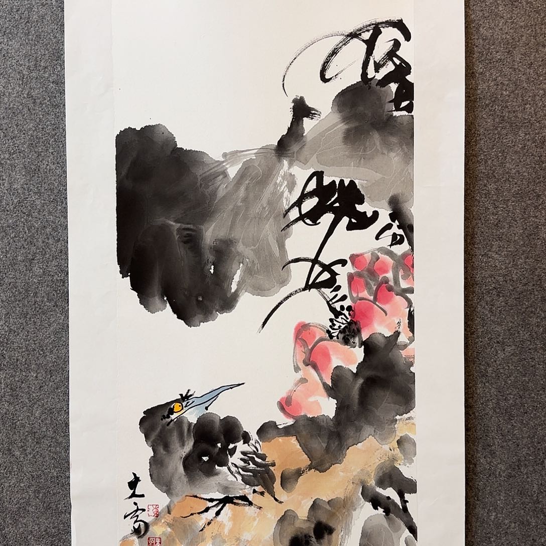 国画大雷老师手绘作品