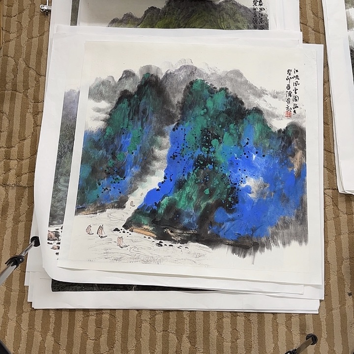国画山*花鸟等多种鸟类和鸟类
