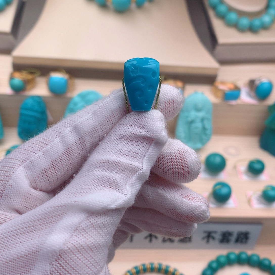 绿松石珠宝奇石未镶嵌