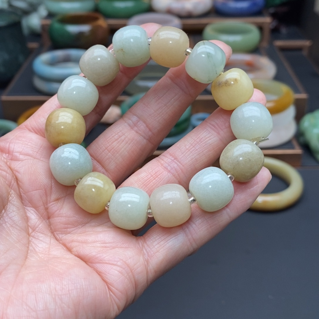 石英质玉手链1.4未镶嵌