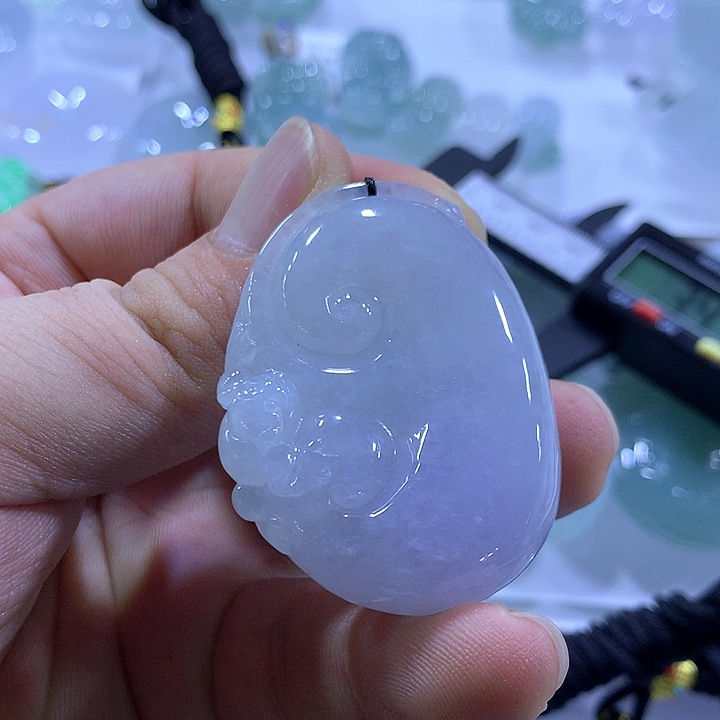 颈饰未镶嵌翡翠天然翡翠A货吊坠