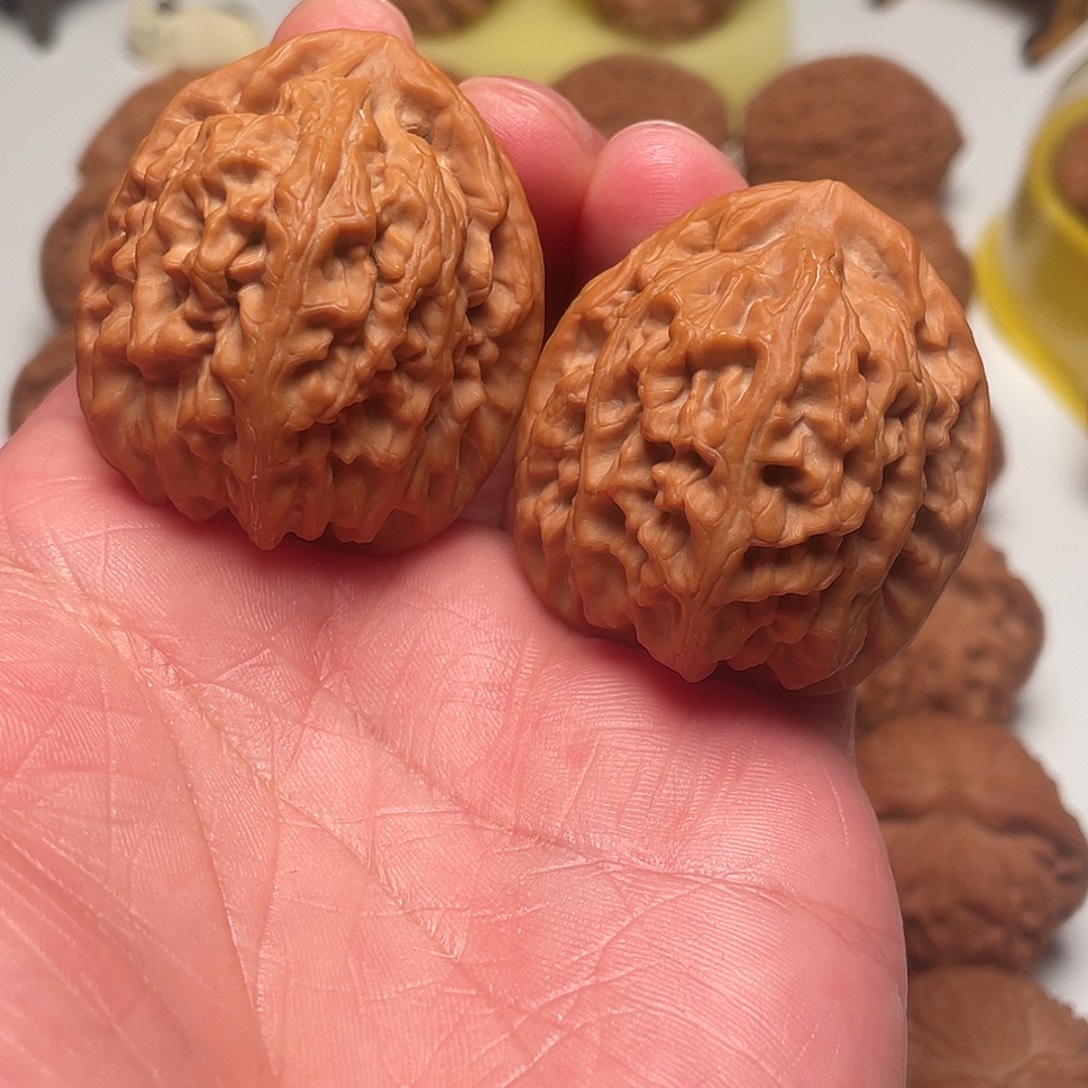 吊坠文玩核桃红锦鲤