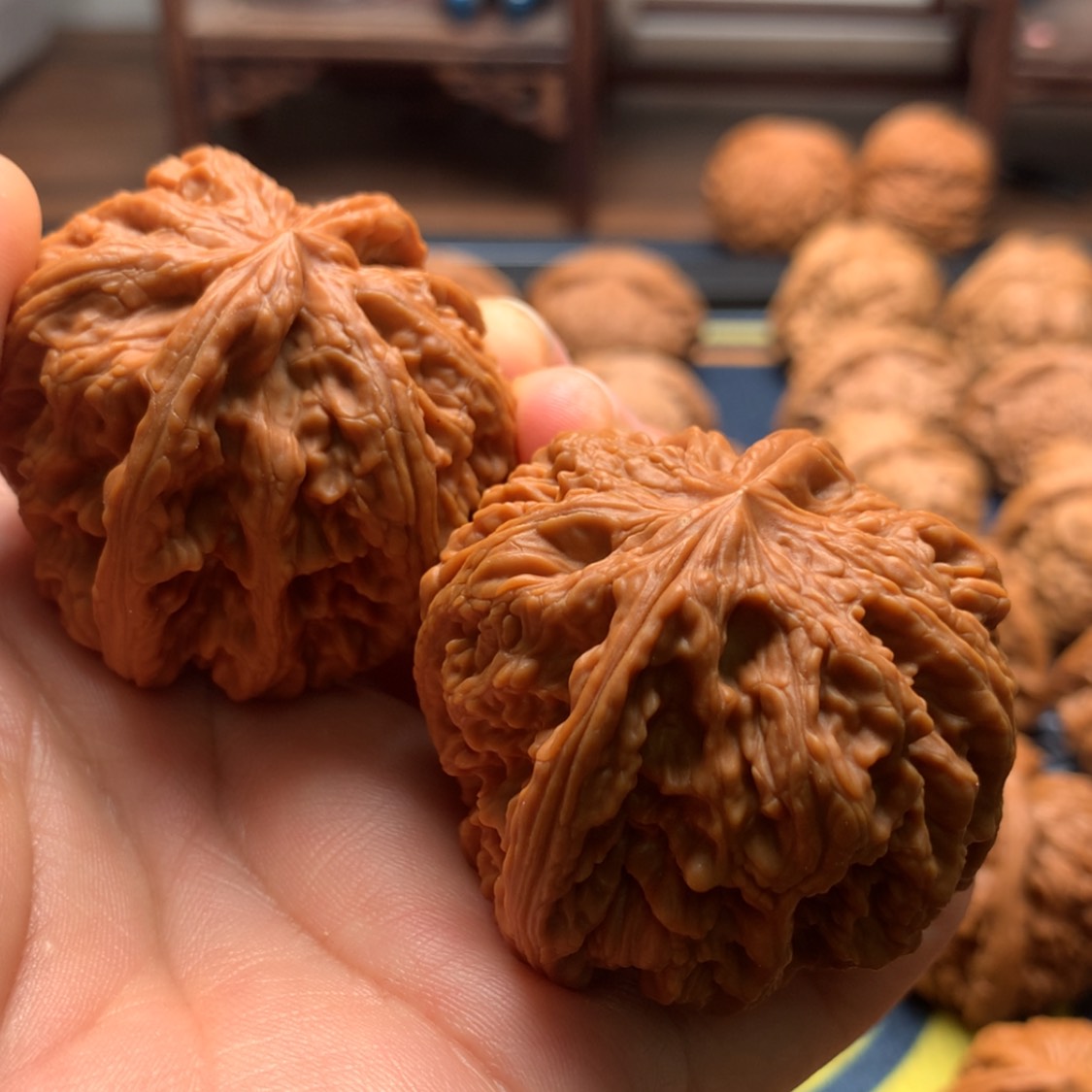 【闪购商品】把件文玩核桃水***鞋粗筋46