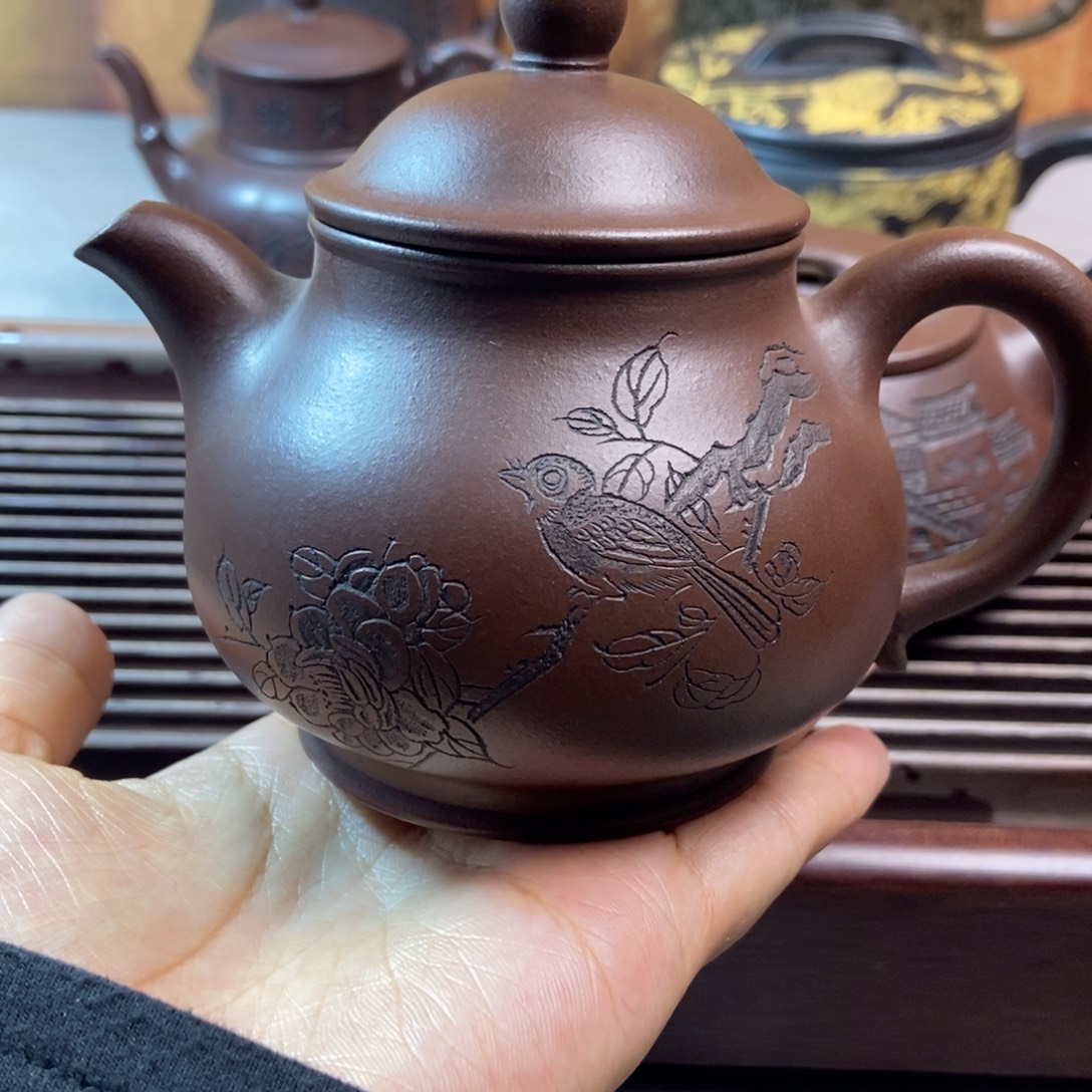 茶壶紫砂紫砂全手工定制