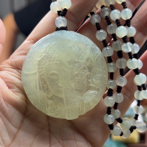 岫玉挂件未镶嵌挂件