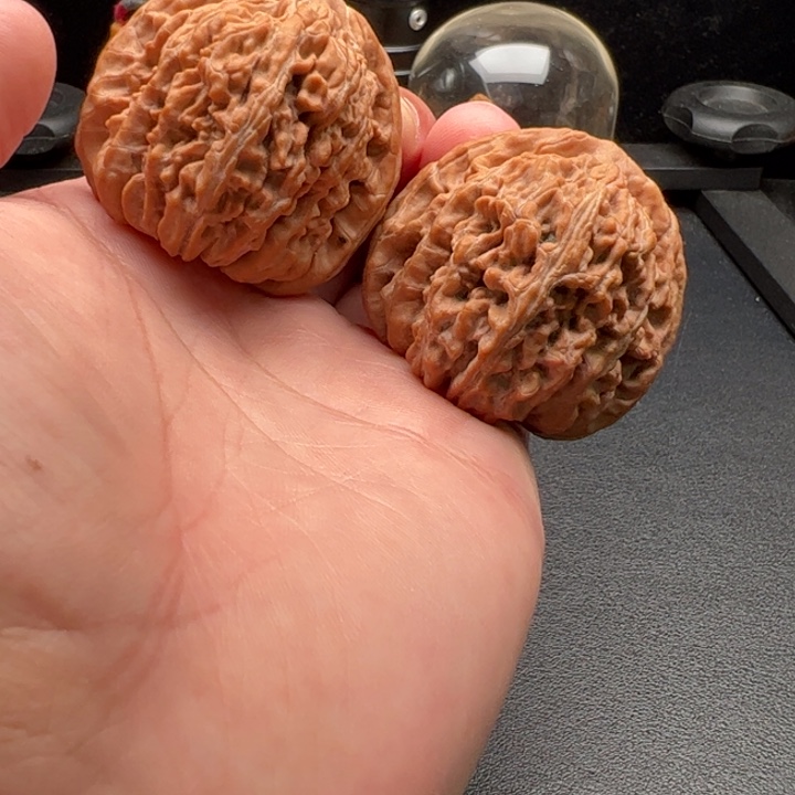 把件文玩核桃43+三角楼