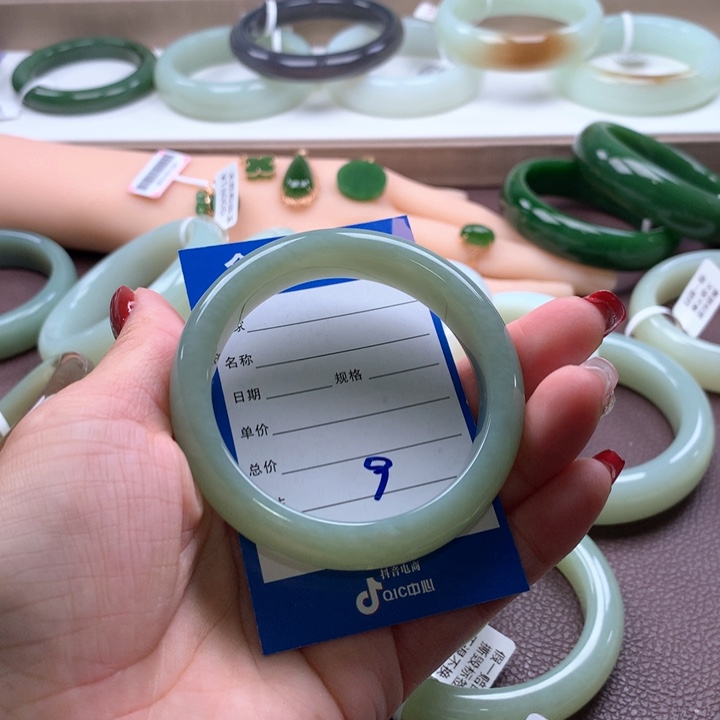 和田玉手镯55未镶嵌